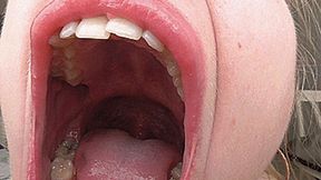 Sleepy Blondie Yawning! MP4