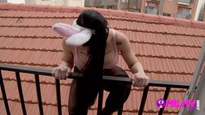 Horny&#x1F975; Nadja's Bunnied Up Easter Orgy with Hopping Horny&#x1F975; Boners - Nadja Stone