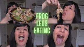 Frog Legs Eating - Chewing food and Mouth Fetish - SD Version