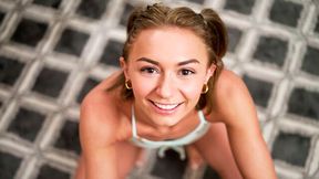 Curvy babe with round bottom Chloe Temple fucked from behind