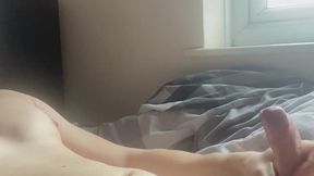 Quick morning wank before training