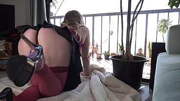 horny stepmom moans