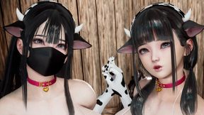 Huge Orgy: 2 Seductive Fat Japanese Lesbians in 3D, 2025 Sub