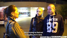 Beautiful Czech Pair Gets Money for GF Exchange