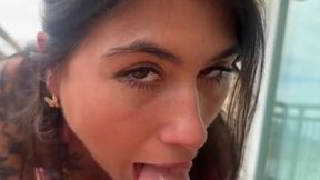 Charlotte Mae and Carlota Enjoy Explicit Sex on the Balcony