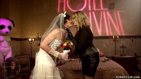 Mistress butt fucking fucks submissive man bride