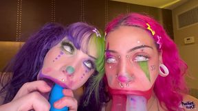 slutty clown bounce house: mischief & making out!