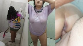 empleada culona acepta aumento de su jefe a cambio de su cono