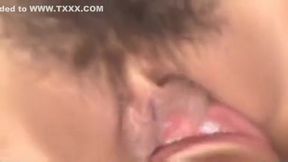 Jap Babe Riho Matsuoka Takes It Doggy, Gets Facialized