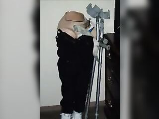 Dbl amputee fucking
