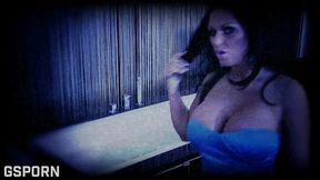 glamorous xl big tits brunette milf fucked dress of sexy lingerie and fishnet stocking