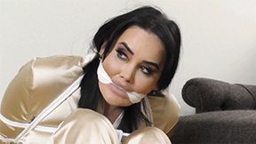 Emma in: Confronting the Crooks: Jumpy Robber Ties the Spirited Beauty Up in Knots While He Panics Some More! (WMV)