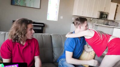 "I bet I can fuck your stepmom while you watch"