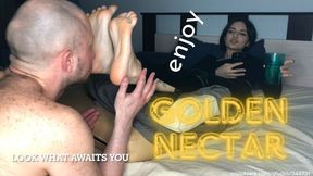 Eastern Goddess – Golden Ritual of Devotion and Foot Worship