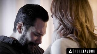 PURE TABOO Depressed Widower Uses Stepson's Rizz To Fuck His Late Wife's Look-alike Lacy Lennon