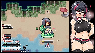 Rignetta's Adventure [ Monsters Hentai Game PornPlay ] Ep.1 Cute robot girl gangbang with by every holes