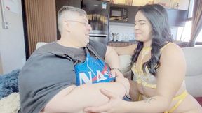 CHEATING ON MY BOYFRIEND WITH THE NAUGHTY FAT IN HOT KISSES - BY THAY FLORES, SPENCER LOVE AND RENATO COLOSSOS - FULL VERSION IN FULL HD