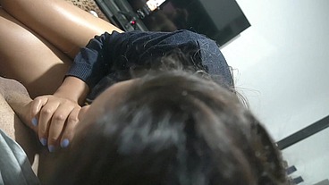 This happens every time my slut stepsister arrives very horny from college #1