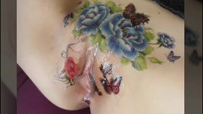 23. tattoos/masturbation/pussy clamps/pussy play/taboo/photo shoot/orgasm control/fetishart/huge labia/shaved/shaving pussy