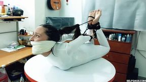 Elvira’s Tightest Hogtie - Gagged, Helpless and Humiliated (low res mp4)