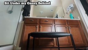 Sit under Ebonybooty49s BIG GASSY ASS POV