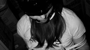 Kyra’s Self-bondage Misadventure in the Garage