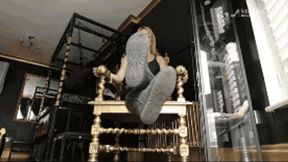Ugg boot trample desperation, you've been perving over MIstress Tess in Her old, worn out Ugg boots all day, now you get the honour of being crushed beneath them!