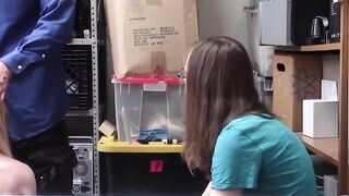ShopliftersPunished.com - Petite Emma Starletto gets sticky jizz all over her pretty