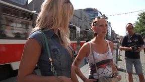 super hot klarissa leone made two horny guys at casting