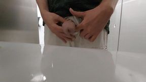 Piss Scenes at Public Restrooms Compilation