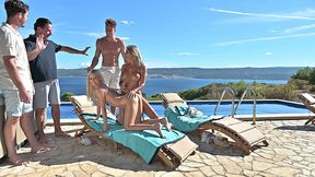 tantalizing tourists chapter 2: bi blondes candee licious and shalina devine initiate a dp gangbang gp3198