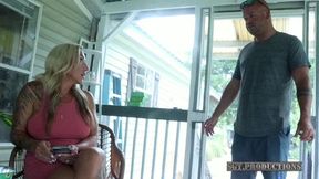 lazy tattoo milf gets taught a lesson. double teamed in the dungeon full video