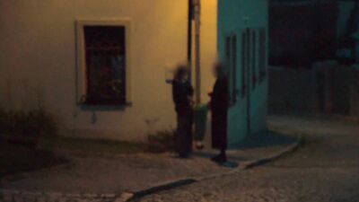 Anonymous girl is picked off the street to fuck for some money
