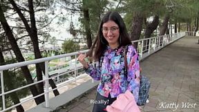 Street Seduction: Beauty Snatched, Fucked, & Cums On Glasses