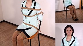 KR1 Pretty Japanese MILF Tamami Bound and Gagged First Time Part1 (HD)