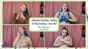 Attentive Stroking, Sucking & Titty Fucking - Solo Girl