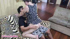 curious goddess - anal amateur my husband s friend came to train my ass to be open for fucking, he stuck his dick in and filled it with cum part 3