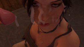 True Facials 03 - Rough Facefucking Gagging Cumshots - 3D Hentai Porn Game