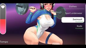 overwatch webcam [ parody hentai game ] ep.1 dva loves bbc !