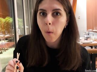 We were nearly caught banging in a public place...