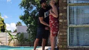 I almost fucked the neighbours wife when i helped her with the swimming pool