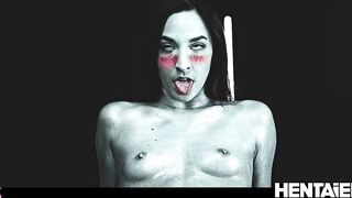 HENTAIED - Sin City - Hot Girl Fuck Huge Dildo & Extreme Cum Explosion by Amirah Adara