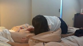 1週間溜めたドロドロの精子を本番◯止のj◯デリヘル嬢を呼んでことを始めたけど女の子もムラムラしてきてそのままお互い本番したくなってきて…