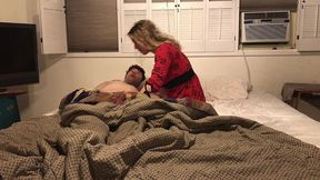 stepmom shares bed with stepson - erin electra