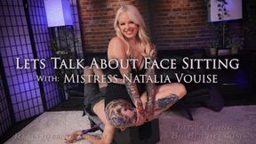 *Let's Talk About Face Sitting with Mistress Natalia Vouise - SD*