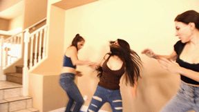 Bounty Hunter Defeats and Captures Two Thugs WMV