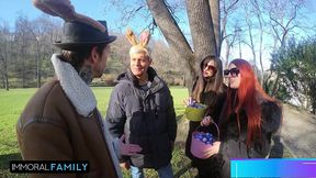 mia trejsi double vaginal (dv) easter foursome w hot redhead katy rose