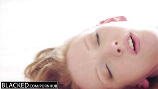 BLACKED Red head wife goes crazy on big black cock