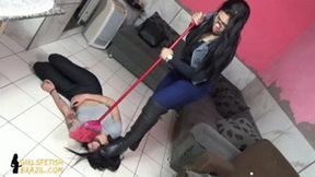 Extreme Humiliation (Slave Domestic) Mop and Boot Domination by Mistress Beh # SD MOBILE - Girls Fetish Br