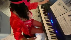 MilfyCalla - My perverted stepmom seduces the piano instructor - preview